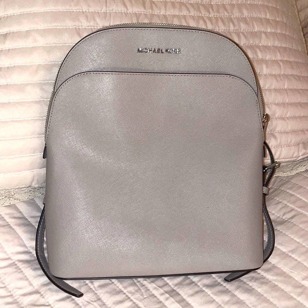 Michael Kors Gray Backpack